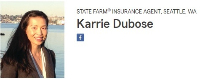 Contractor Karrie Dubose State Farm Seattle Agent in Seattle WA